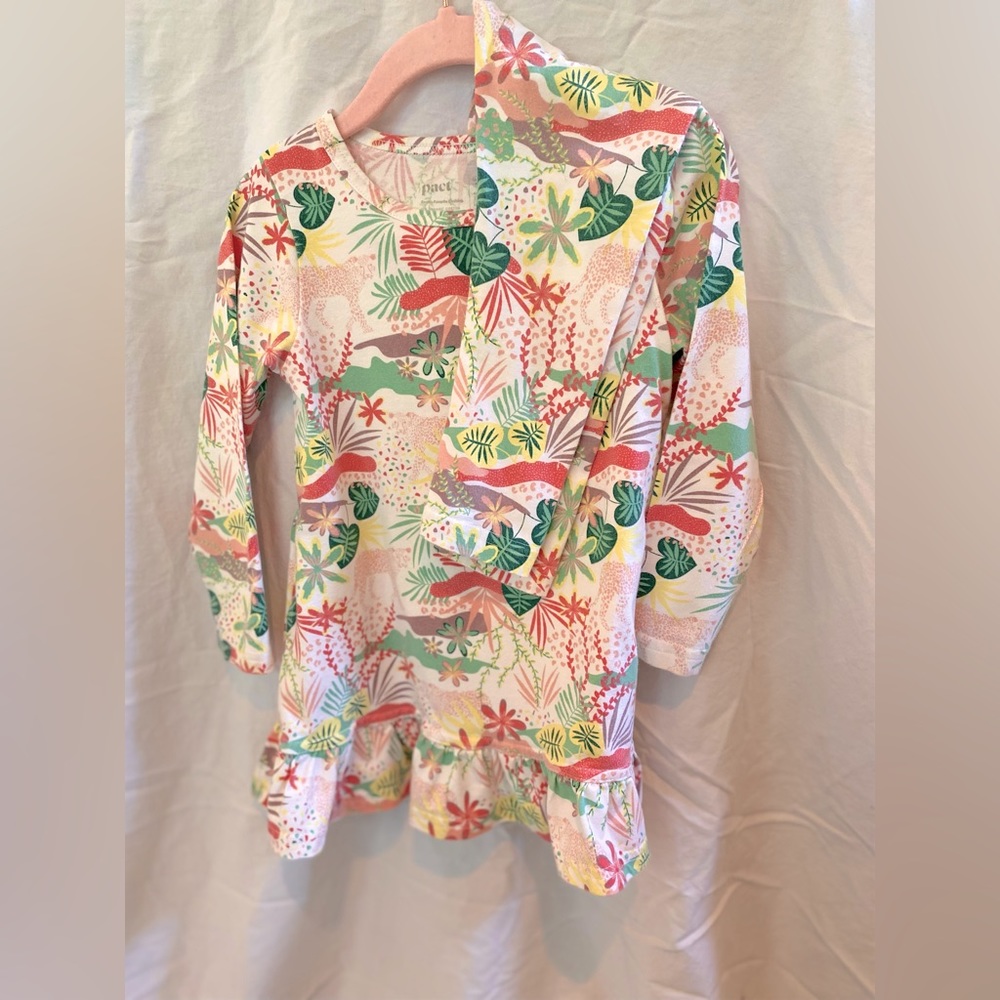 18-24 Month jersey dress set. LIKE NEW by Pact